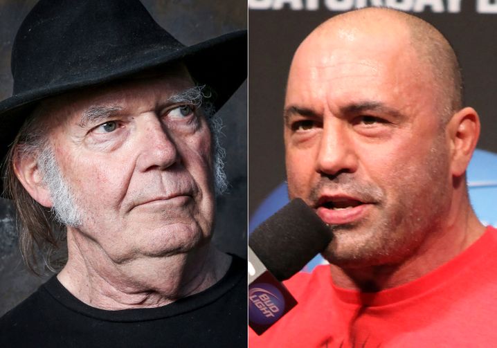 Rocklegende Neil Young, Podcast-Star Joe Rogan