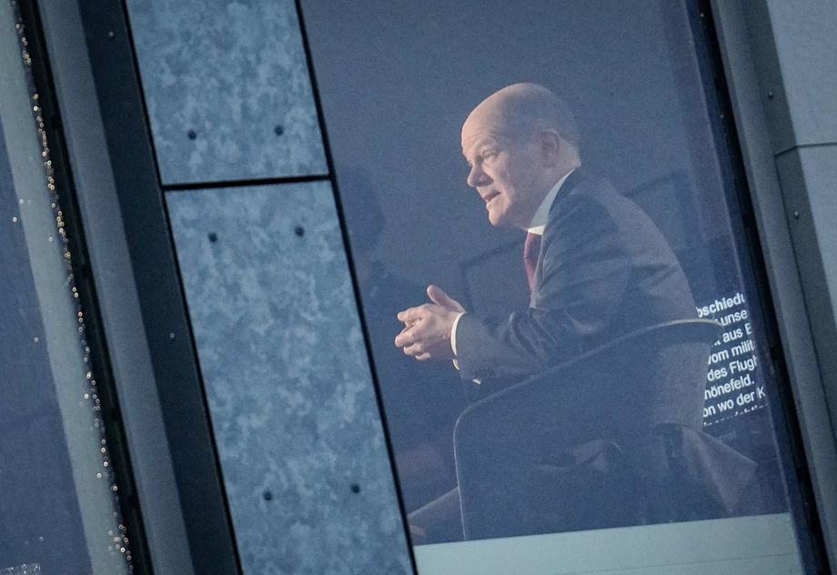 Olaf Scholz im Interview am Rande des Rollfelds: »Wir sind entscheidungsbereit«