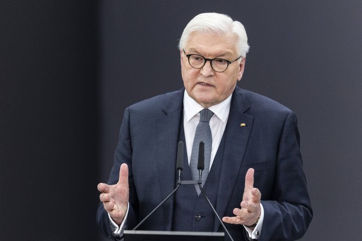 Bundespräsident Steinmeier am Sonntag vor der Bundesversammlung