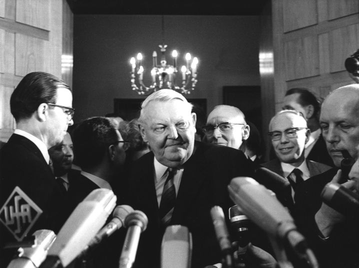 Ex-Wirtschaftsminister Ludwig Erhard (1965)