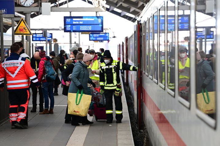 Flüchtlinge aus der Ukraine in Frankfurt (Oder)