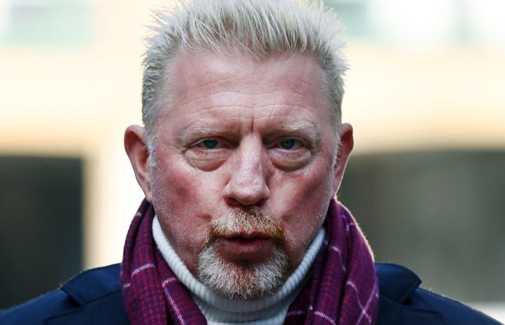 Boris Becker am 22.März auf dem Weg ins Londoner Gericht