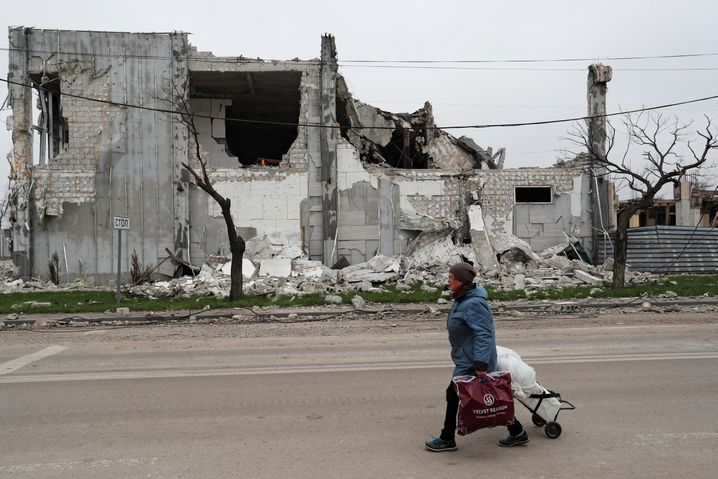 Zerstörung in Mariupol