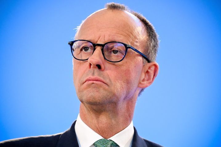 Hier mal nicht in grün: Friedrich Merz