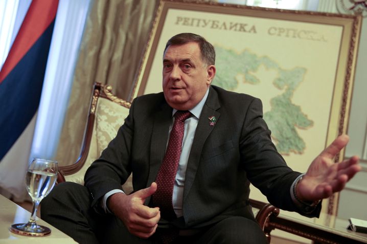 Droht mit Abspaltung der serbisch dominierten Teilrepublik Republika Srpska: Milorad Dodik