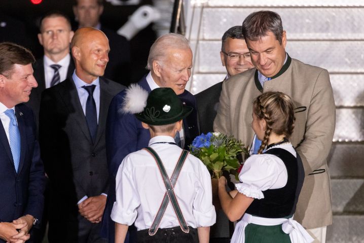 Markus Söder mit US-Präsident Joe Biden