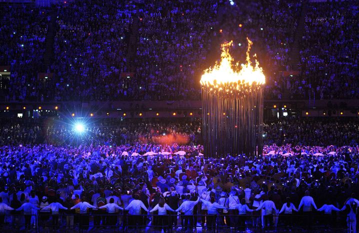 Olympische Flamme 2012 in London – aber wo wird sie 2024 leuchten?