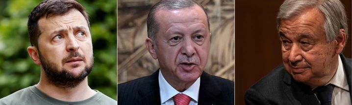 Selenskyj, Erdoğan, Guterres: Treffen in Lwiw