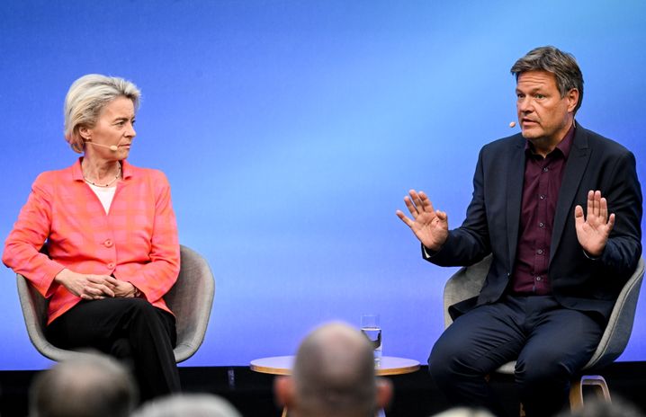 Ursula von der Leyen und Robert Habeck in Berlin