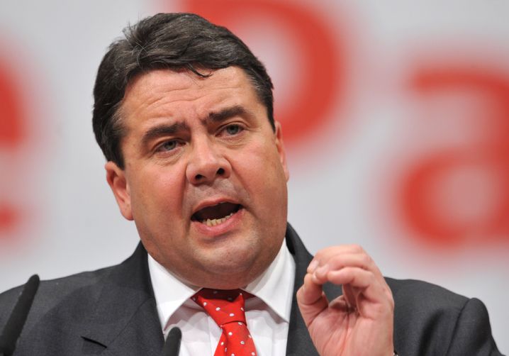 Vorbild für Merz? Gabriel bei seiner Dresdner Rede