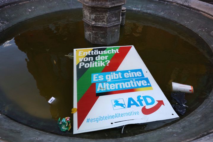 Wahlplakat der AfD in Hannover