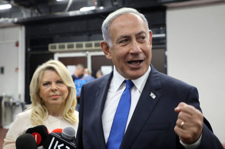 Likud-Politiker Netanyahu und Ehefrau Sara